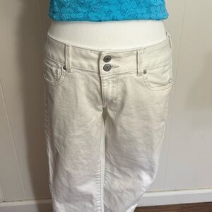 American Eagle Low Rise Artist Crop Denim